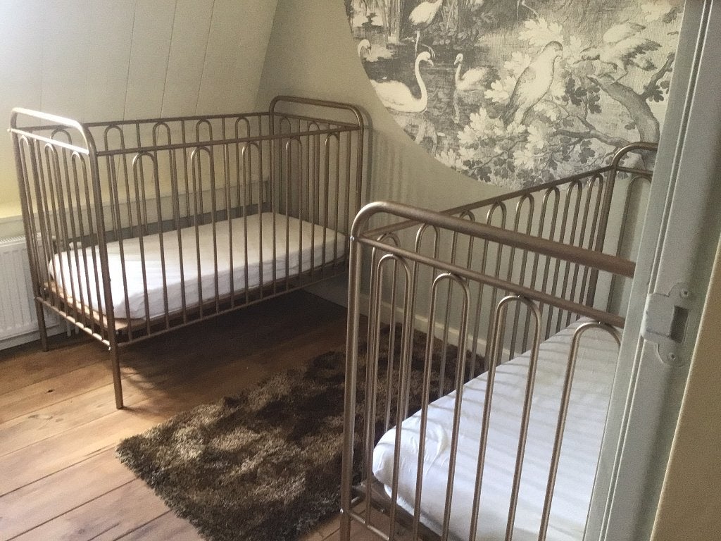 2 Polini vintage ledikantjes, Kinderen en Baby's, Kinderkamer | Bedden, Gebruikt, Minder dan 140 cm, Minder dan 70 cm, Ophalen