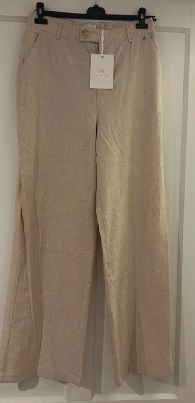 Nukus Eline Pants - Nieuw met kaartje, Beige, Maat 46/48 (XL) of groter, Nieuw, Ophalen of Verzenden