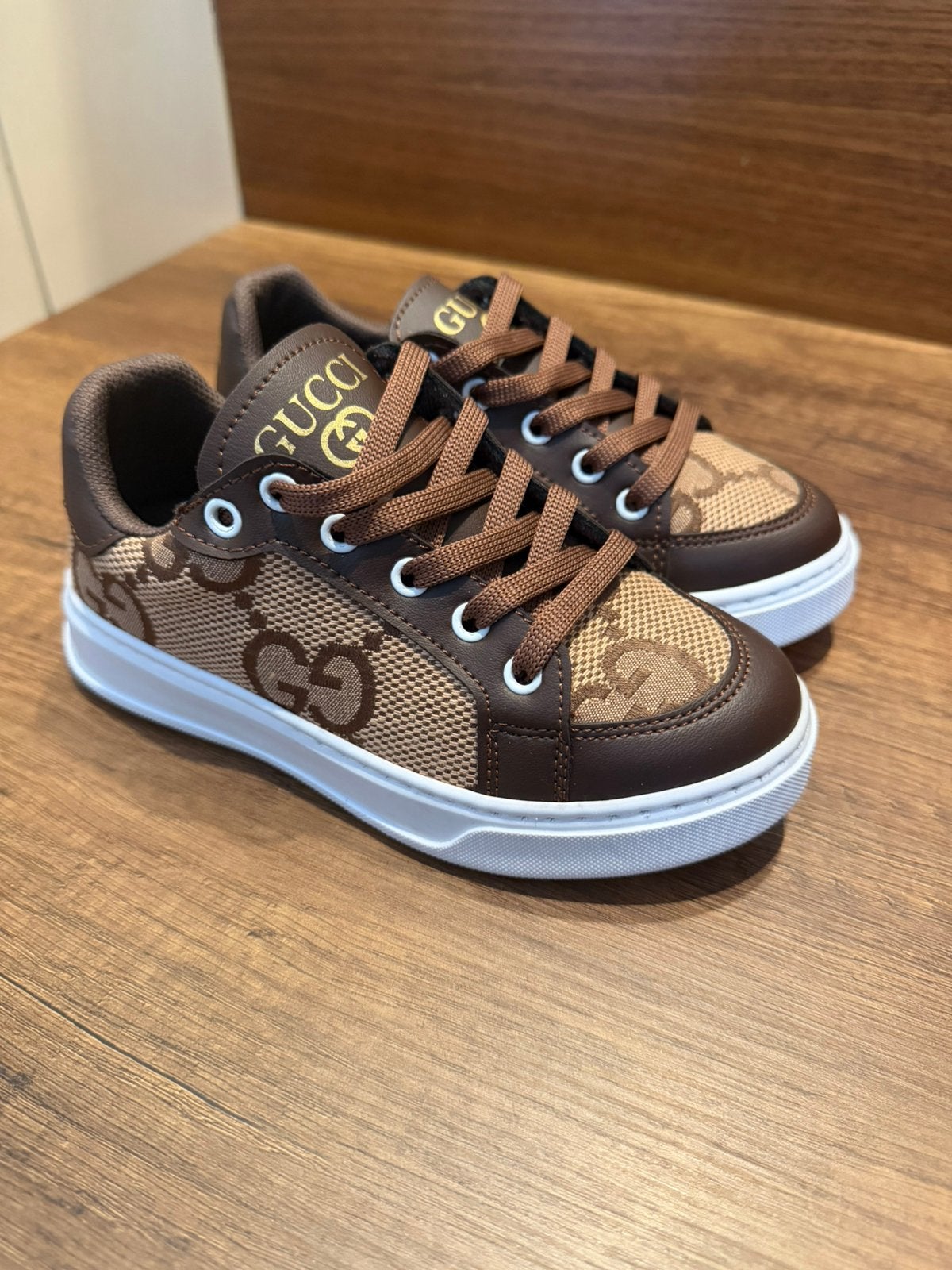 Kinderschoenen gucci bruin, maat 28, Ophalen of Verzenden, Nieuw, Jongen of Meisje, Schoenen