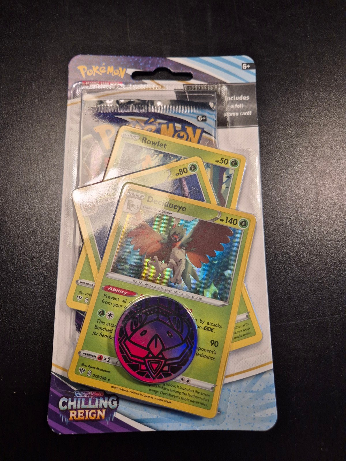 Chilling Reign: Decidueye Premium Checklane Blister, Ophalen of Verzenden, Nieuw
