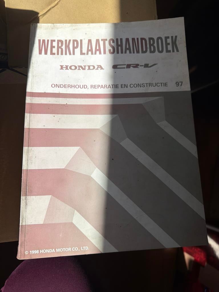 Honda CR-V 1997 Werkplaatshandboek Onderhoud Reparatie, Auto diversen, Handleidingen en Instructieboekjes, Ophalen of Verzenden