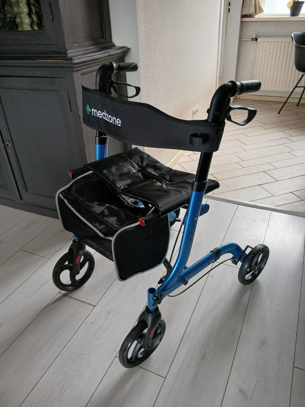 Rollator Medzone Blauw, Diversen, Ophalen, Zo goed als nieuw