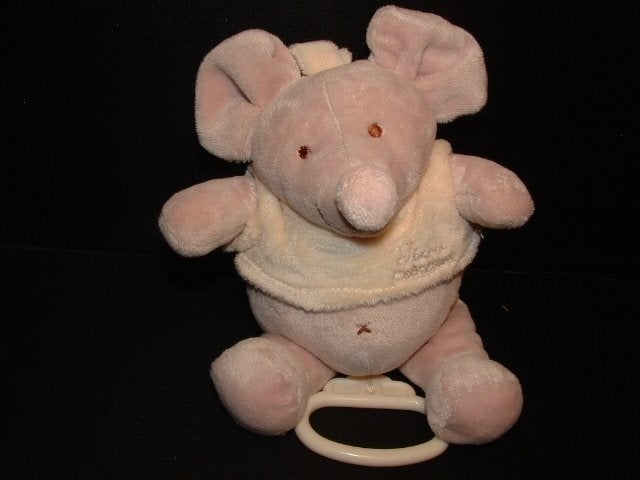 TIAMO MUIS MIKE THE MOUSE MUZIEKDOOS VELOURS GRIJS, Ophalen of Verzenden, Nieuw, Overige typen