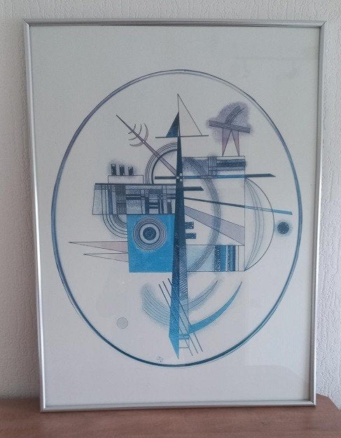 Schilderij, Ophalen, Zo goed als nieuw, Schilderij, 75 – 100