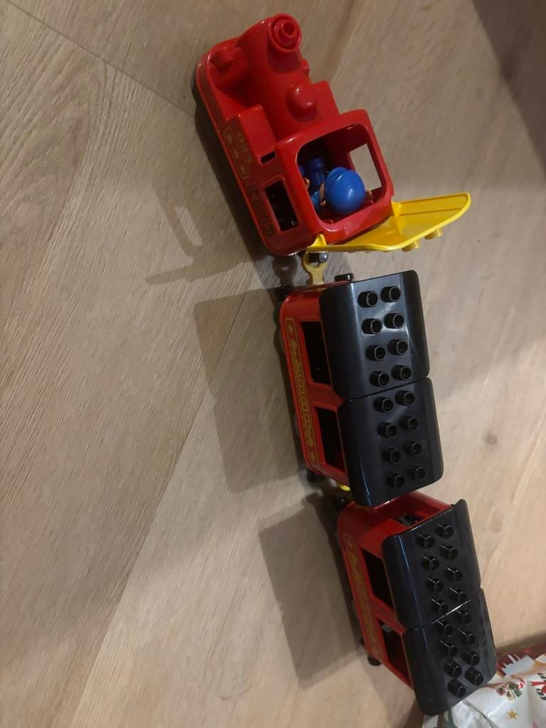 Lego Duplo Treinrails - Rechte en bocht stukken, Kinderen en Baby's, Speelgoed | Duplo en Lego, Ophalen, Overige thema's, Zo goed als nieuw