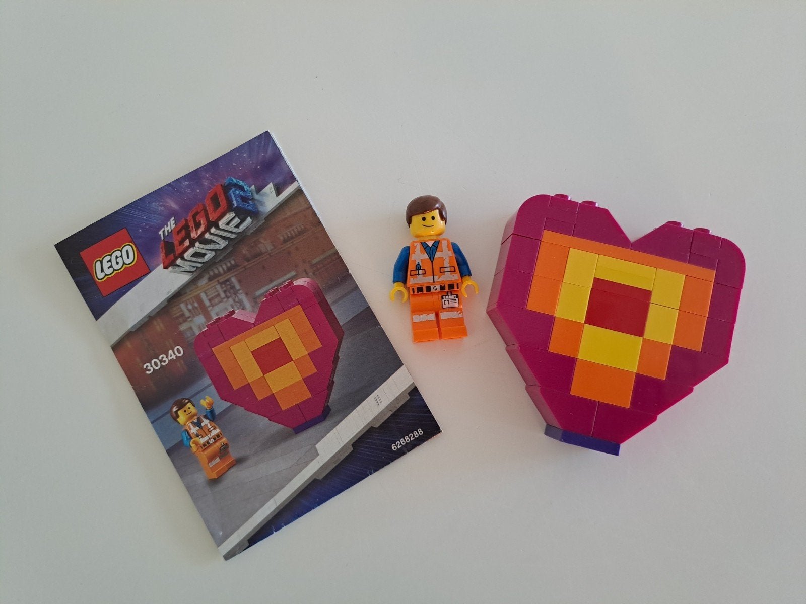 LEGO The LEGO Movie 2 Emmet's Heart 30340 met Emmet, Compleet, Overige thema's, Lego, Ophalen of Verzenden