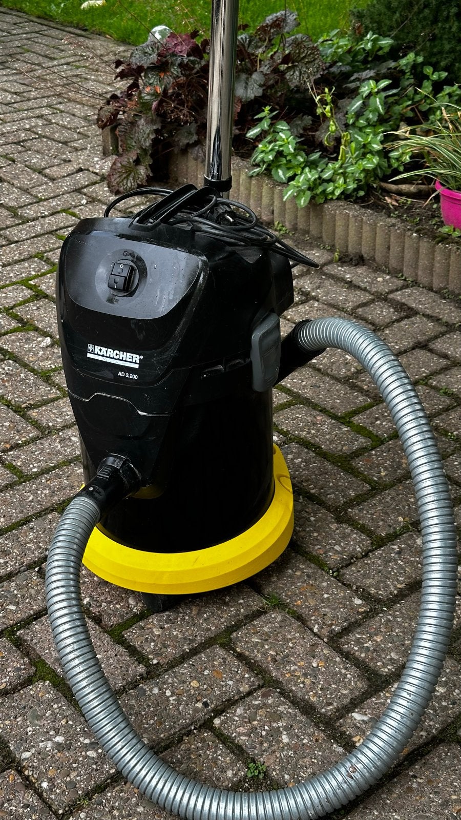 Kärcher AD 3.200 As- en Droogzuiger - 600W, Inclusief accessoires, Gebruikt, Kärcher, Ophalen of Verzenden