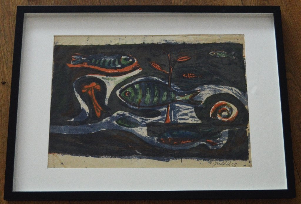 Klaas Gubbels, oud werk uit 1955 !!, Antiek en Kunst, Ophalen