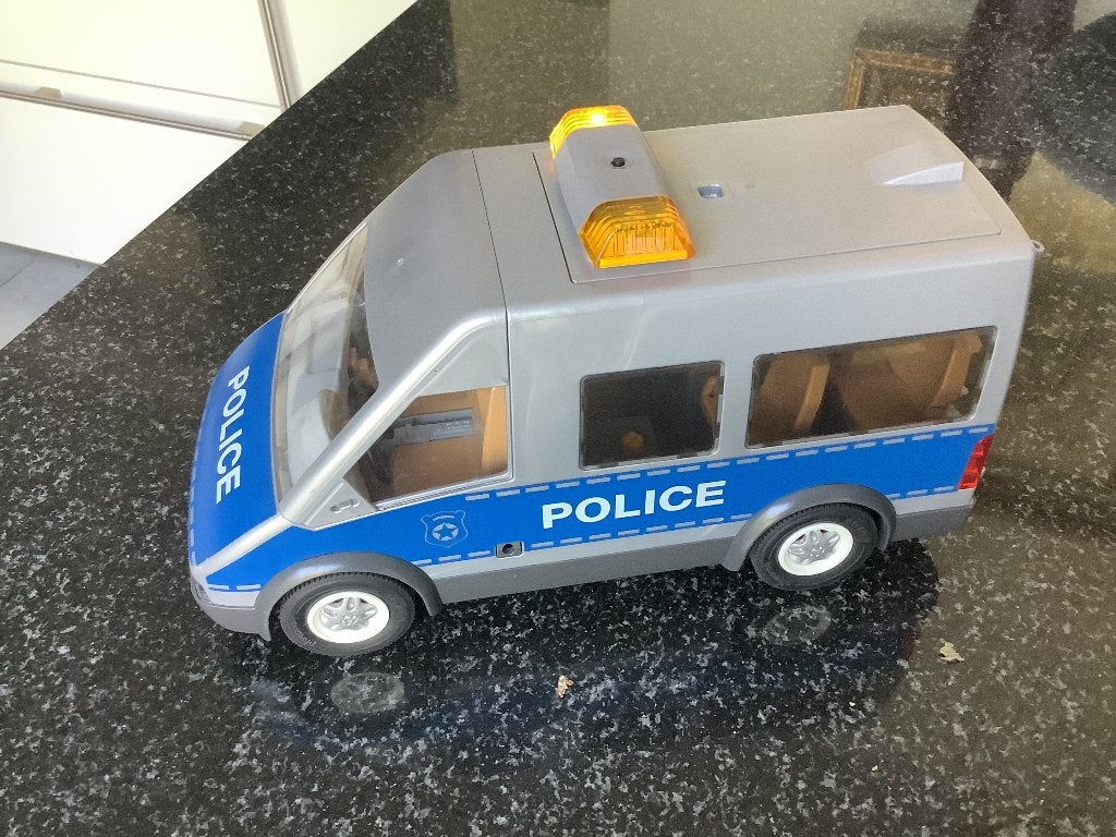 Playmobil kermis en politiebus, Kinderen en Baby's, Speelgoed | Playmobil, Ophalen, Gebruikt, Losse onderdelen, Overige typen
