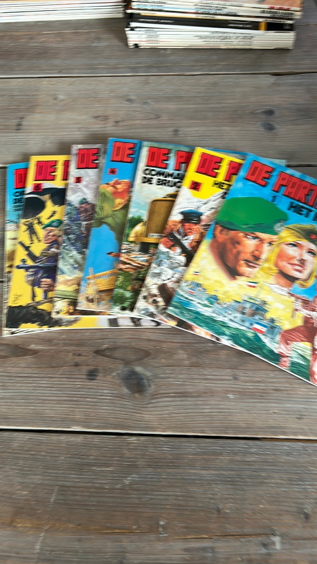 De Partizanen complete serie 1-7 - Eerste druk, Boeken, Stripboeken, Complete serie of reeks, Ophalen of Verzenden, Gelezen