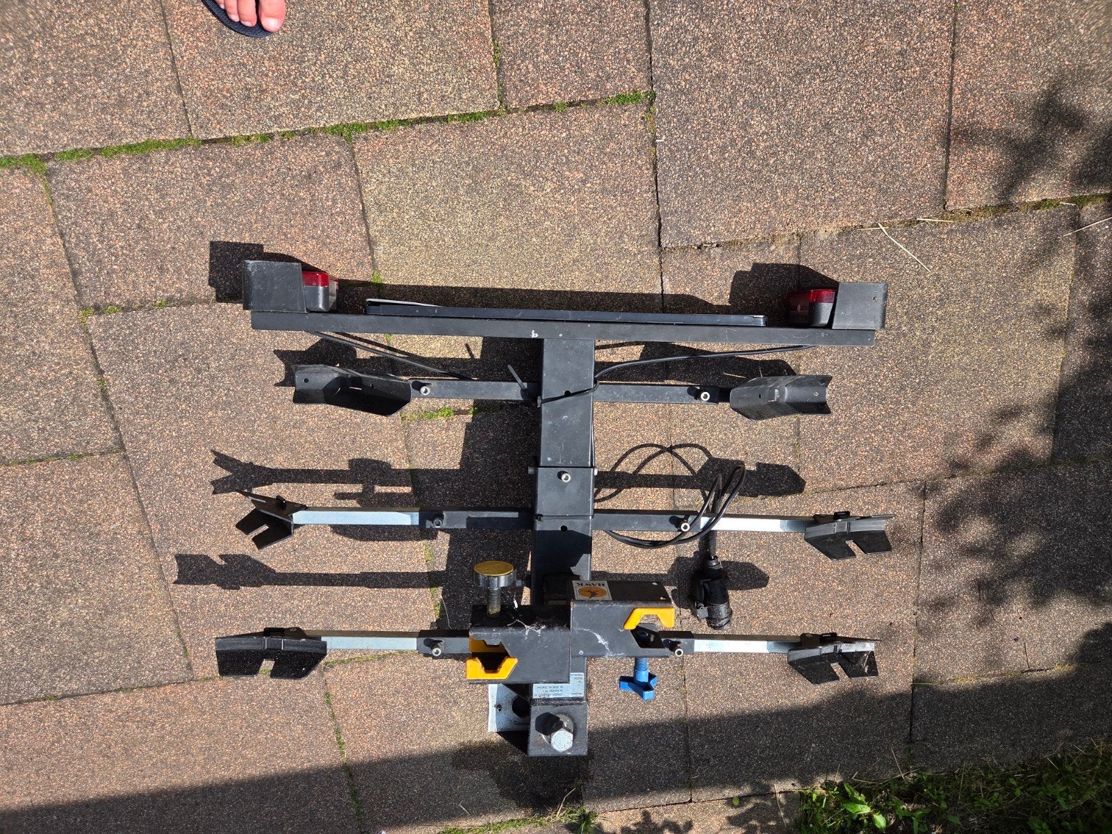 Fietsenrek Hawk (3 fietsen), Ophalen, Trekhaakdrager