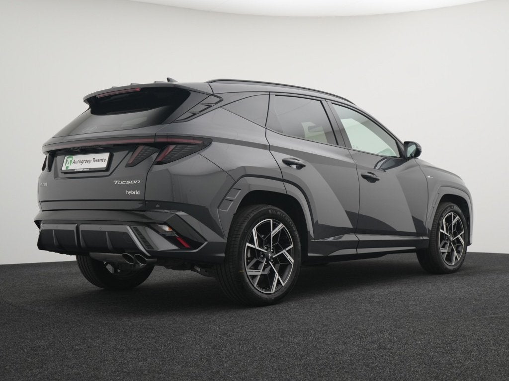 Hyundai Tucson 1.6 T-GDI HEV N Line | Navigatie | Camera | A, Auto's, Hyundai, 12 maanden, Gebruikt, 4 cilinders, Hybride Elektrisch/Benzine