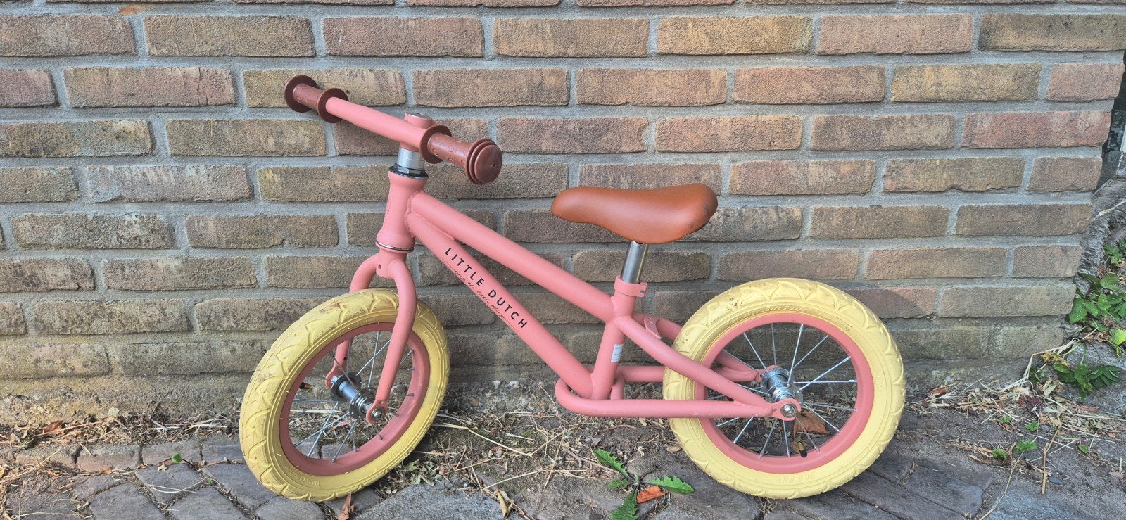 Little Dutch loopfiets roze, Ophalen, Zo goed als nieuw, Minder dan 16 inch, Little Dutch