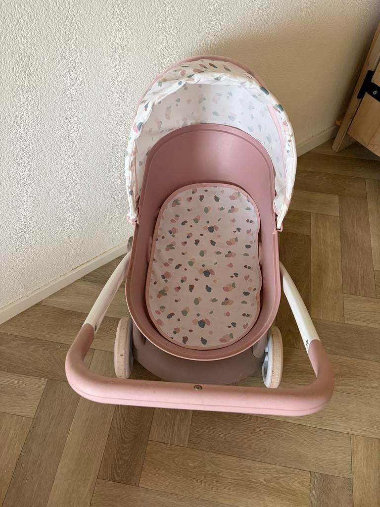 poppenwagen roze met kap, Ophalen, Gebruikt, Meisje
