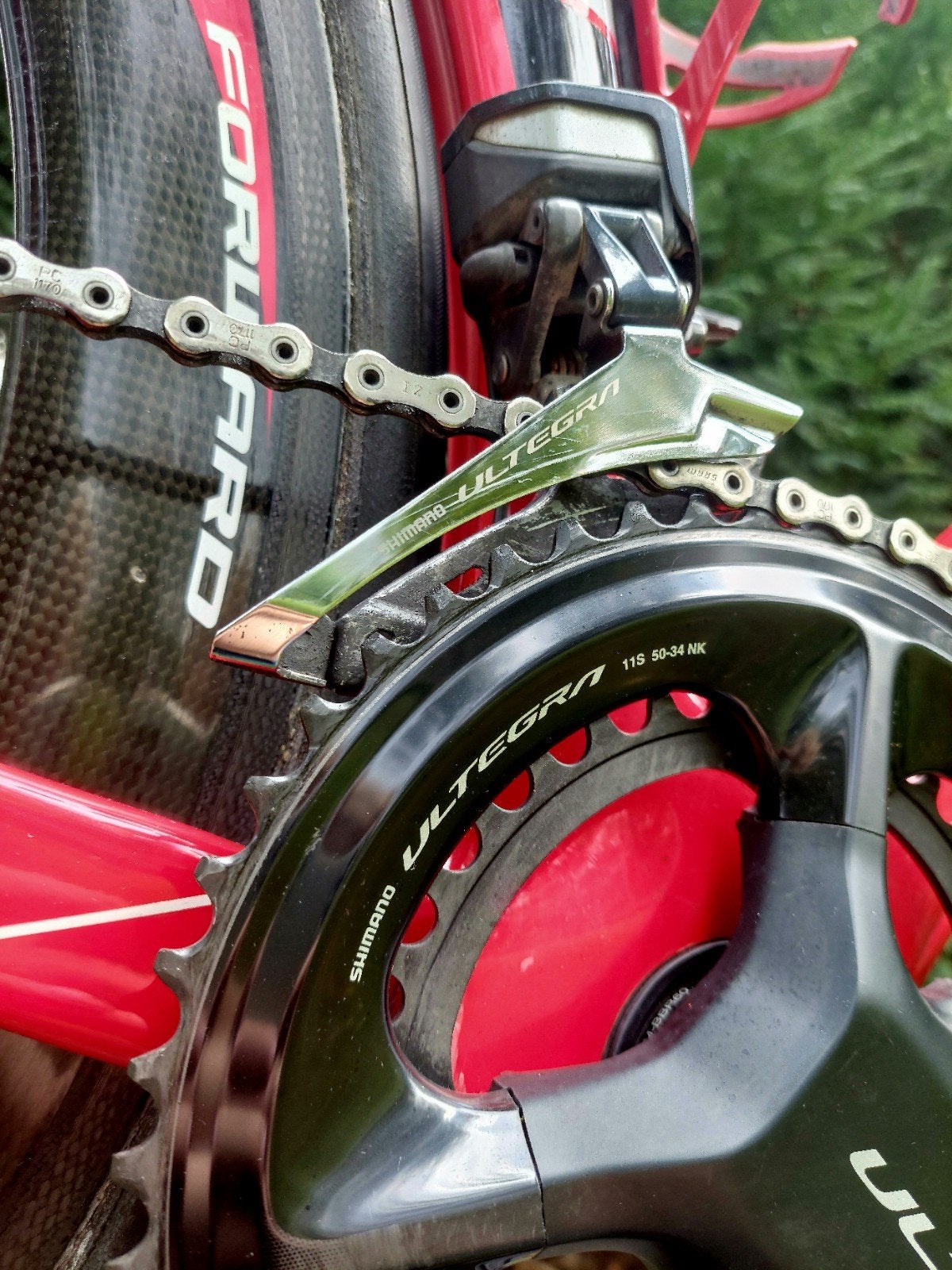Ridley Noah SL Aero (Maat M) Ultegra Di2 R8050 | FFWD F6R, Fietsen en Brommers, 28 inch, Carbon, Velgrem, Zo goed als nieuw