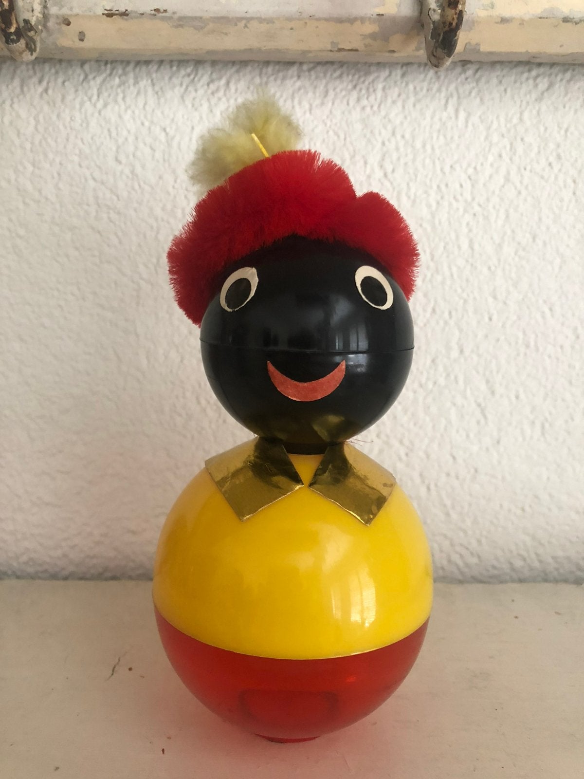 Oud Zwartepietje candycontainer, Ophalen of Verzenden, Gebruikt