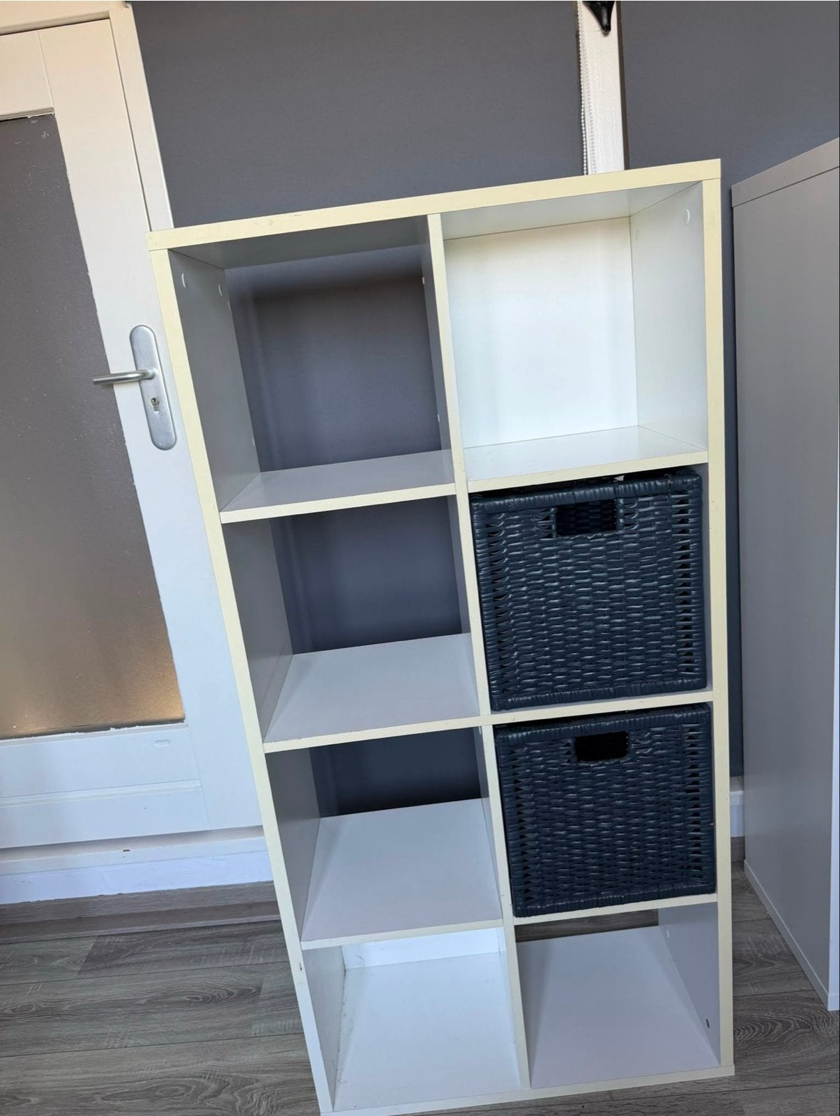 Witte vakkenkast IKEA - Ideaal voor opslag en decoratie, Ophalen, Gebruikt, 50 tot 100 cm, 150 tot 200 cm
