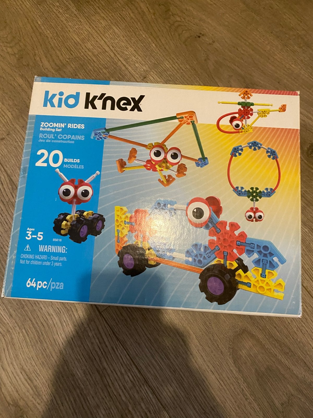 Kid K'nex Zoomin' Rides Bouwset, Kinderen en Baby's, Ophalen, Zo goed als nieuw, K'nex