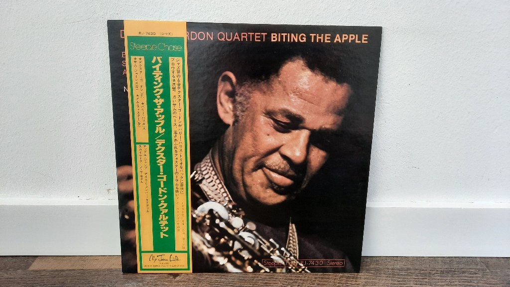 Dexter Gordon Quartet - Biting The Apple LP, Jazz, Japan