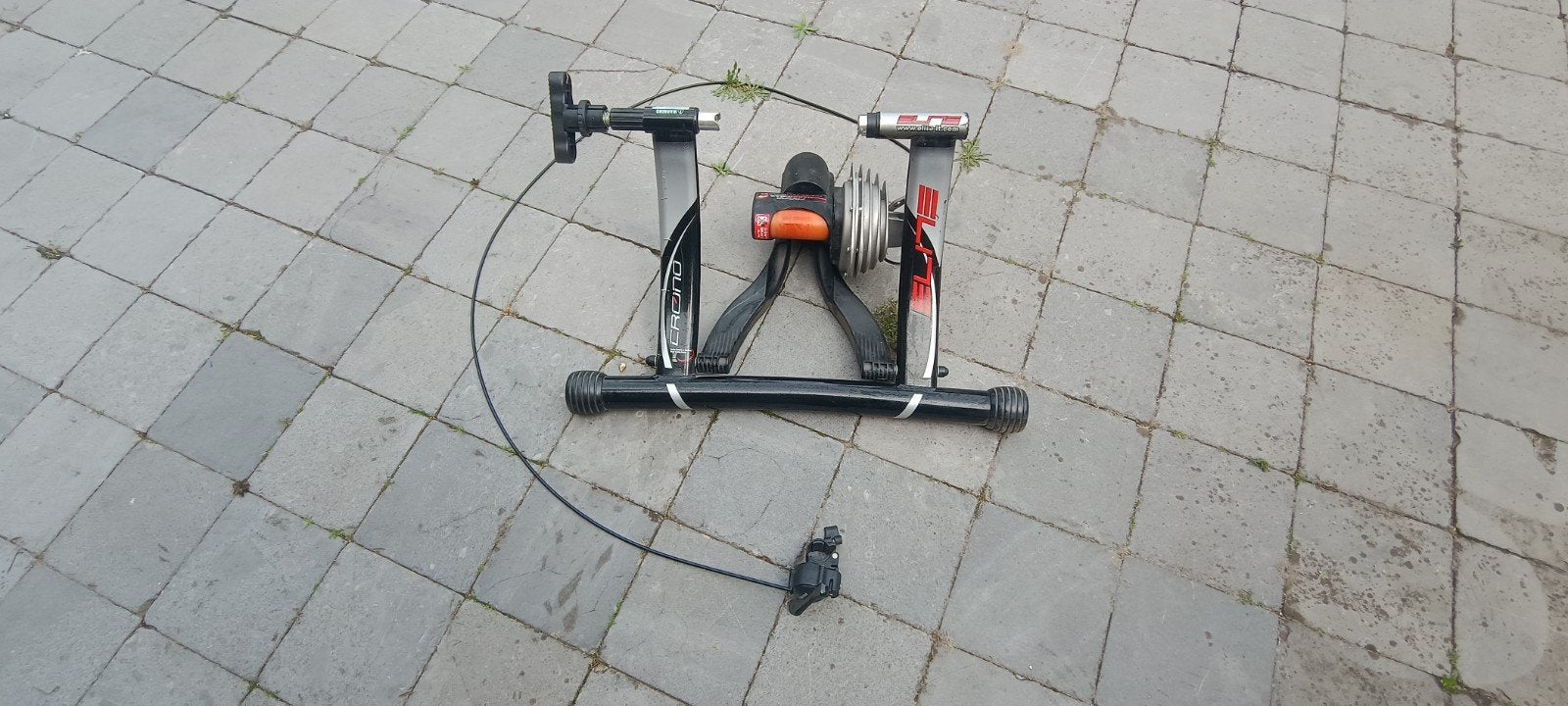Elite Crono Hydro-Mag Rollerbank - Indoor Fietstrainer, Ophalen, Gebruikt, Overige typen