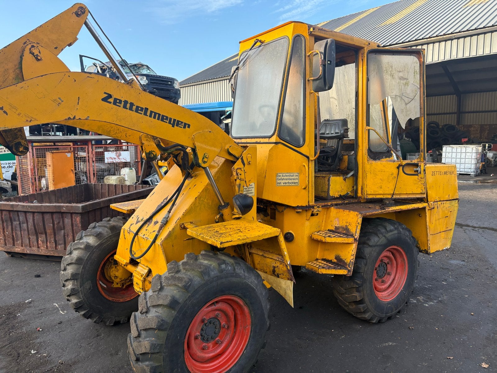 Zettelmeyer Z501 B Wiellader - Werkt naar behoren, Ophalen of Verzenden, Wiellader of Shovel
