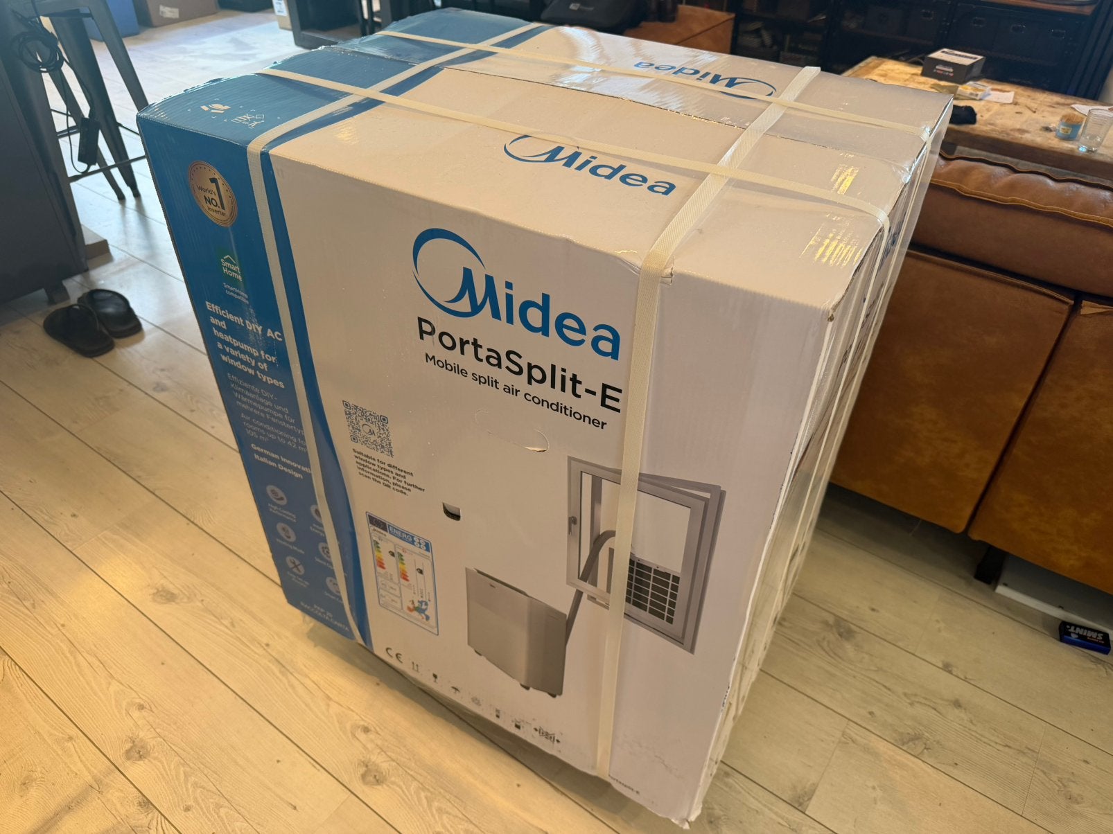 Midea PortaSplit airco - 12000 BTU - Nieuw in doos!, Ophalen, Koelen en Ontvochtigen, Timer, 3 snelheden of meer