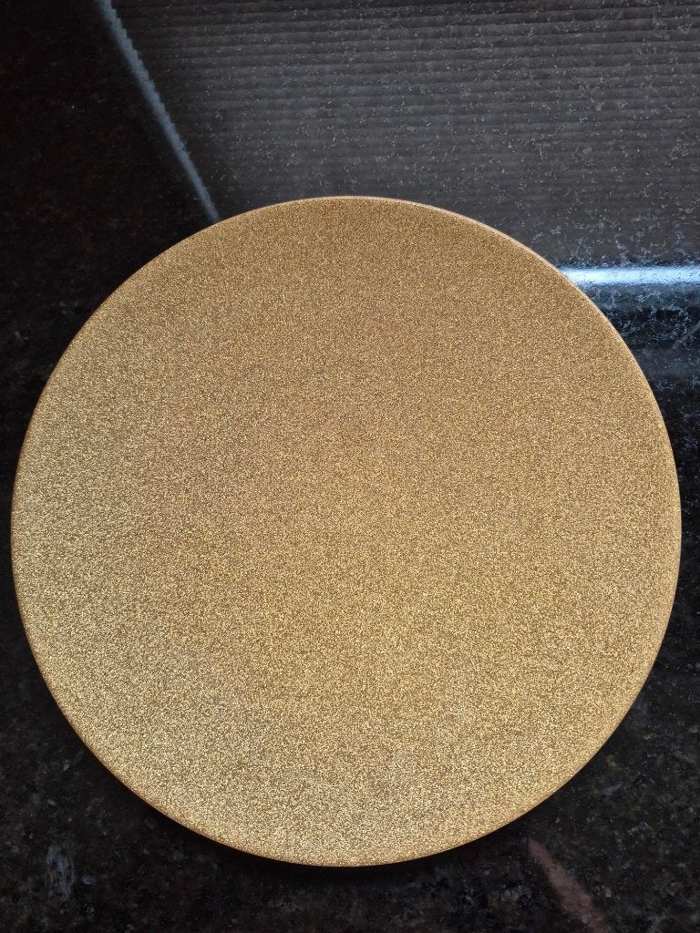 bord kerst goudkleurig, Kunststof, Gebruikt, Overige merken, Ophalen of Verzenden