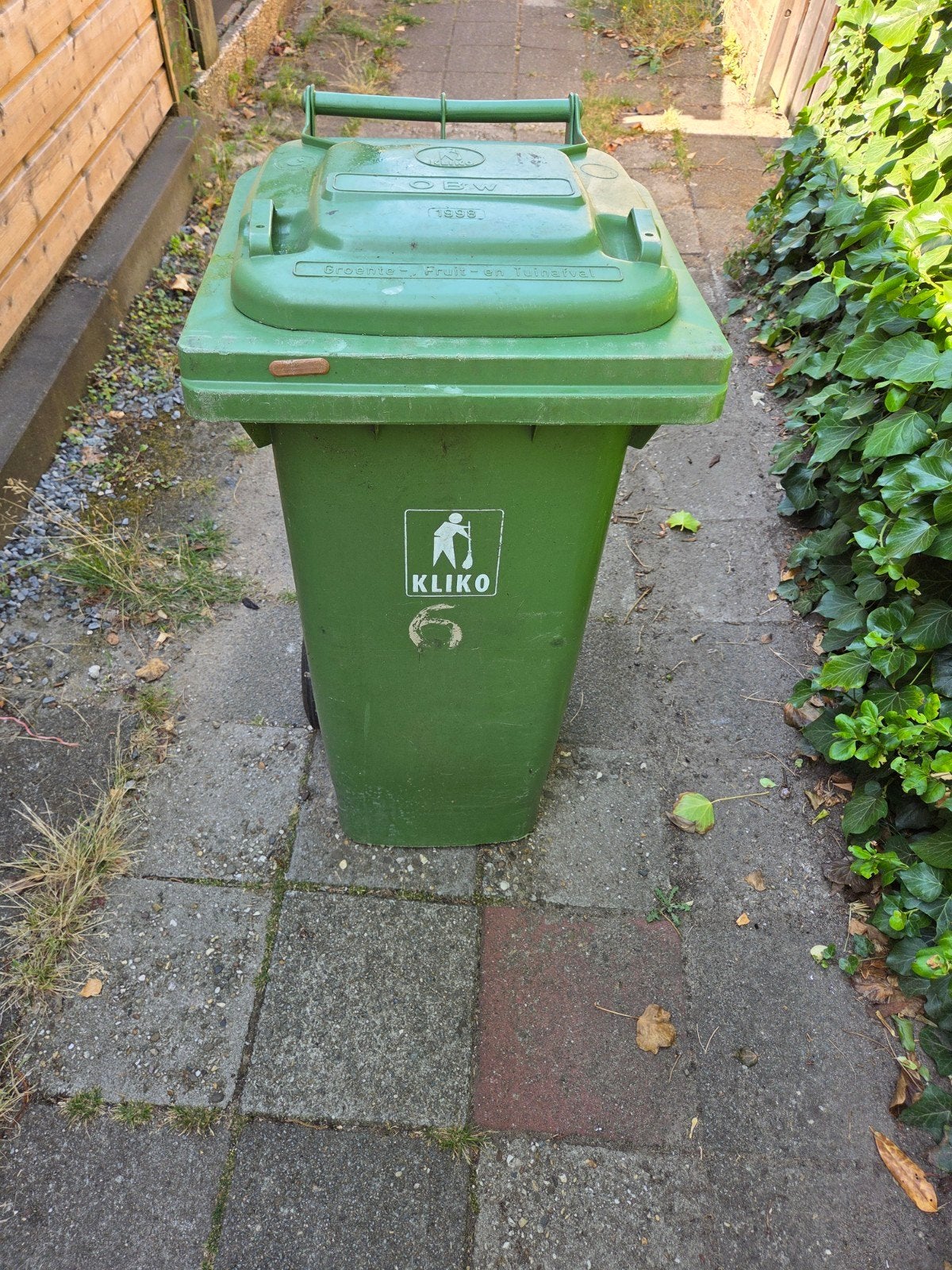 Groene Kliko Afvalcontainer - Gebruikt, Ophalen