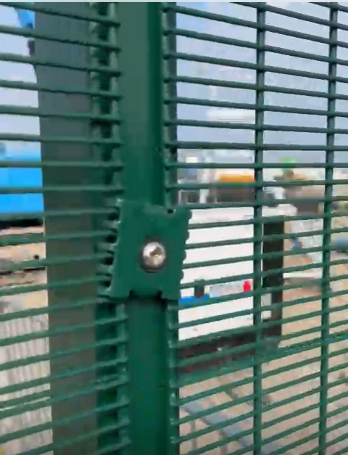 XXL EXTRA Zware Groen Dubbelstaafmat Hekwerk, Ophalen, Gebruikt, IJzer, Dubbelstaafmat hekwerk