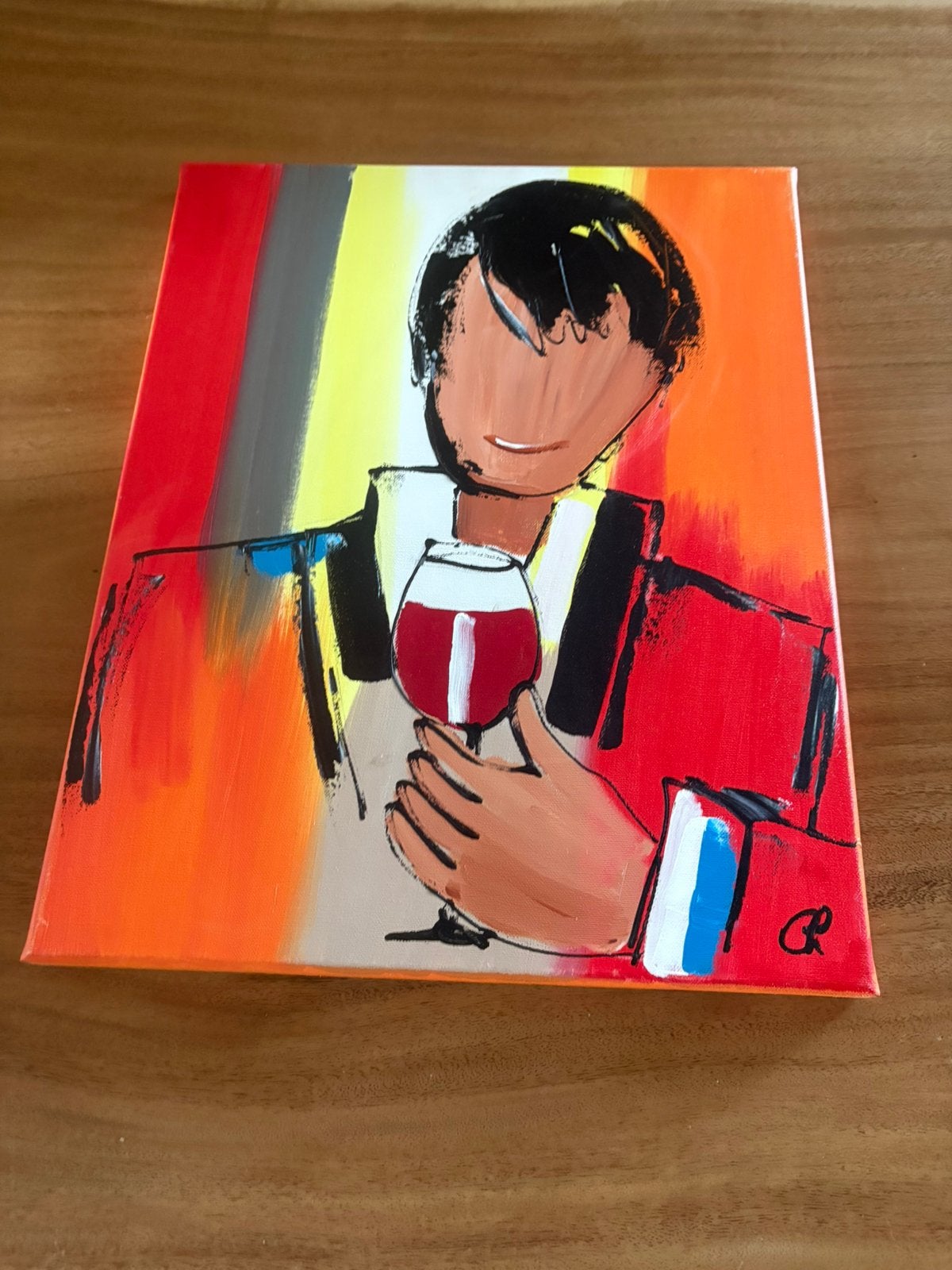 Schilderij C leushuis 40/50 cm, Antiek en Kunst, Kunst | Schilderijen | Modern, Ophalen of Verzenden