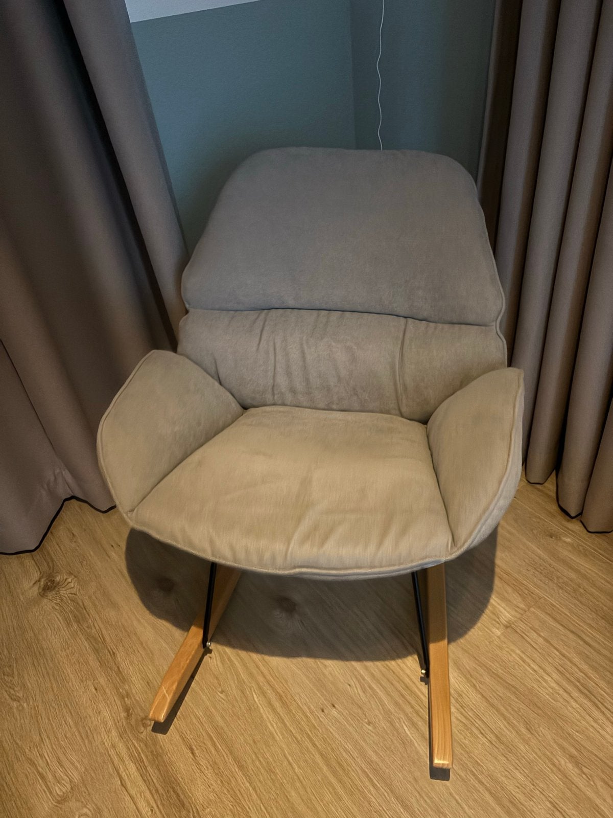 Childhome Grijze Schommelstoel Kinderkamer, Ophalen, Zo goed als nieuw, Eén, Stof