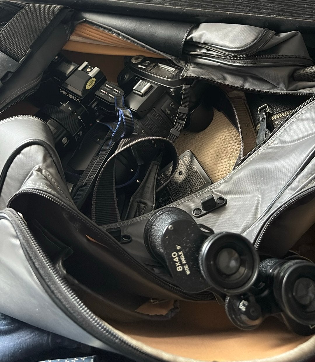 Een tas met fotocamera’s, Ophalen, Gebruikt, Samsung, 4 t/m 7 keer