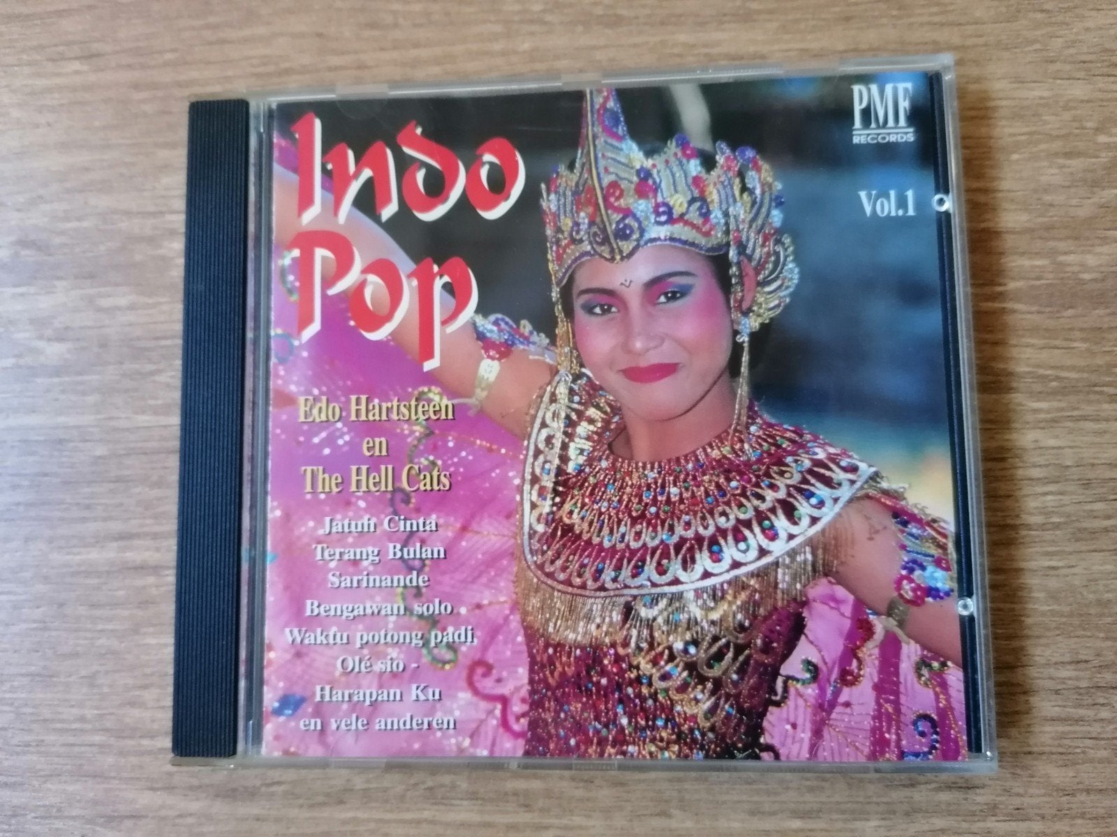 Indo Pop Vol.1 CD - Edo Hartsteen m.m.v. The Hellcats, Ophalen of Verzenden, Gebruikt, Aziatisch