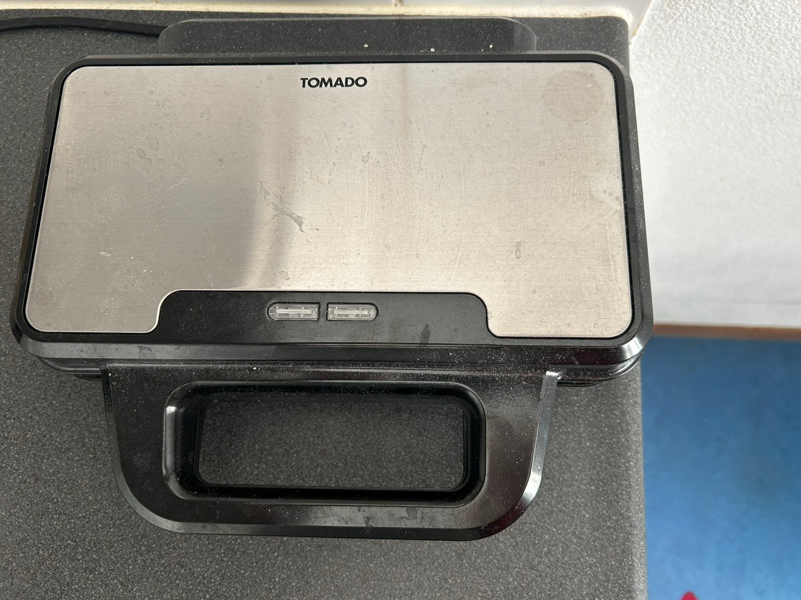 Tomado tosti-ijzer, Huis en Inrichting, Keuken | Keukenbenodigdheden, Overige typen, Ophalen, Gebruikt, Overige merken