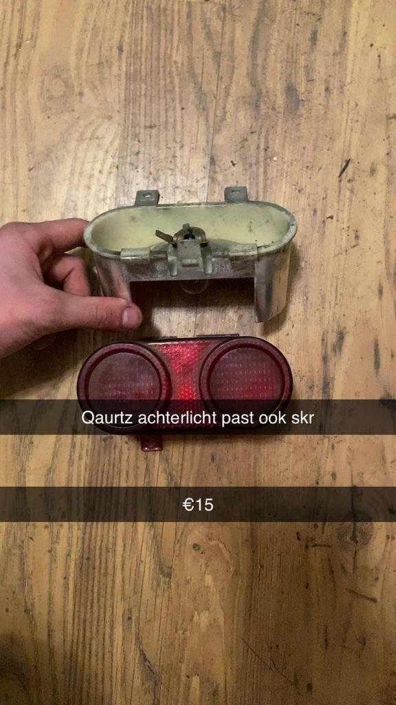 Qaurtz achterlicht compleet, Ophalen of Verzenden, Gebruikt, Overige typen, Piaggio