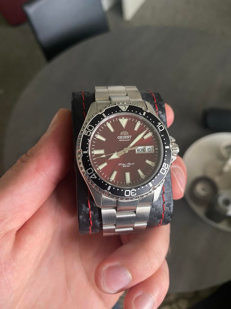 Orient Kamasu RA-AA0002L19B met Super-O Boyer band, Sieraden, Tassen en Uiterlijk, Horloges | Heren, Overige merken, Staal, Polshorloge