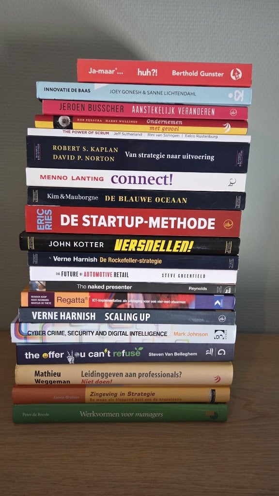 Boekenpakket strategie & groei ondernemen, Ophalen, Zo goed als nieuw, Economie en Marketing