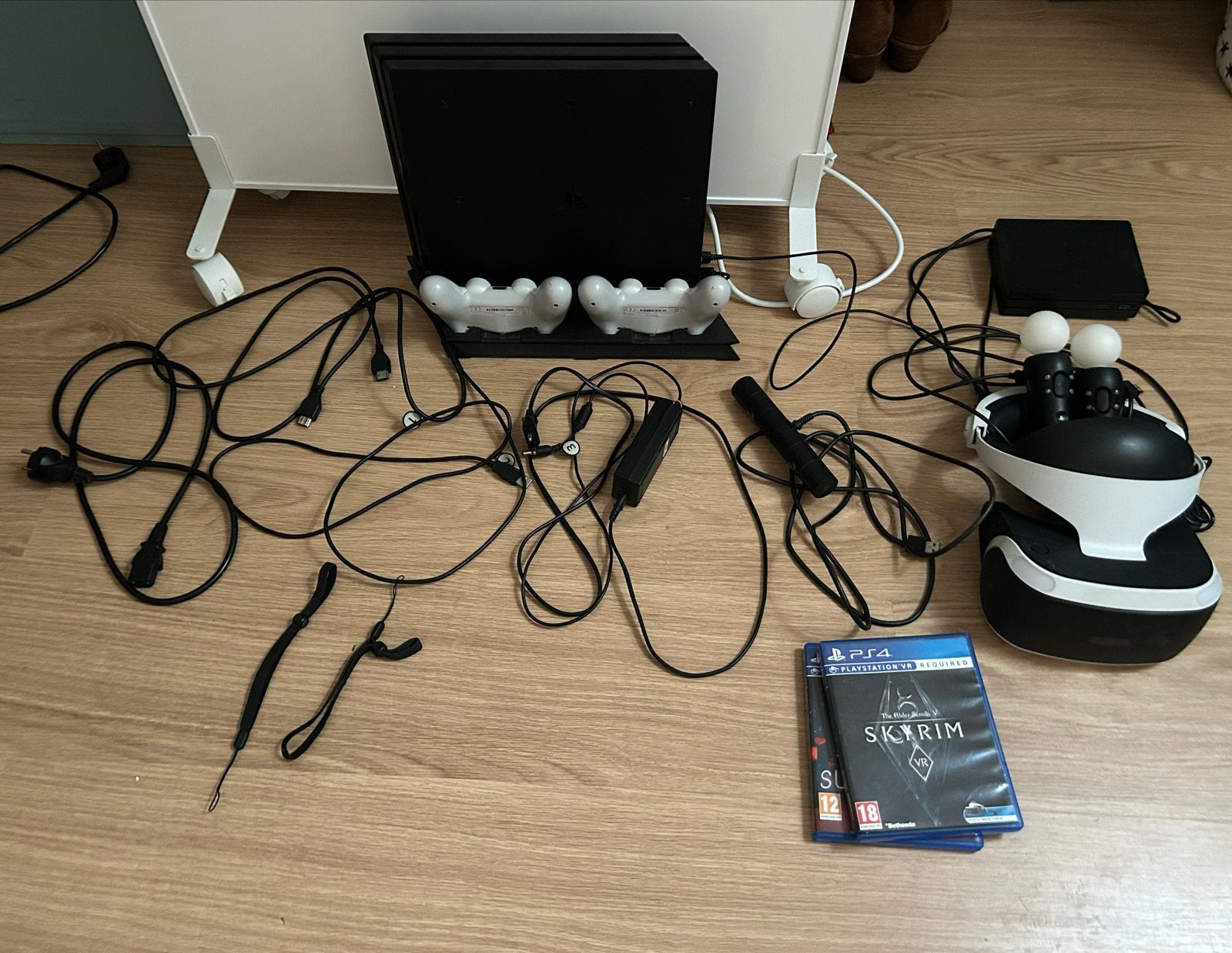 PlayStation 4 Pro met VR-set en games, Spelcomputers en Games, Ophalen of Verzenden, Pro, Met 3 controllers of meer, Gebruikt