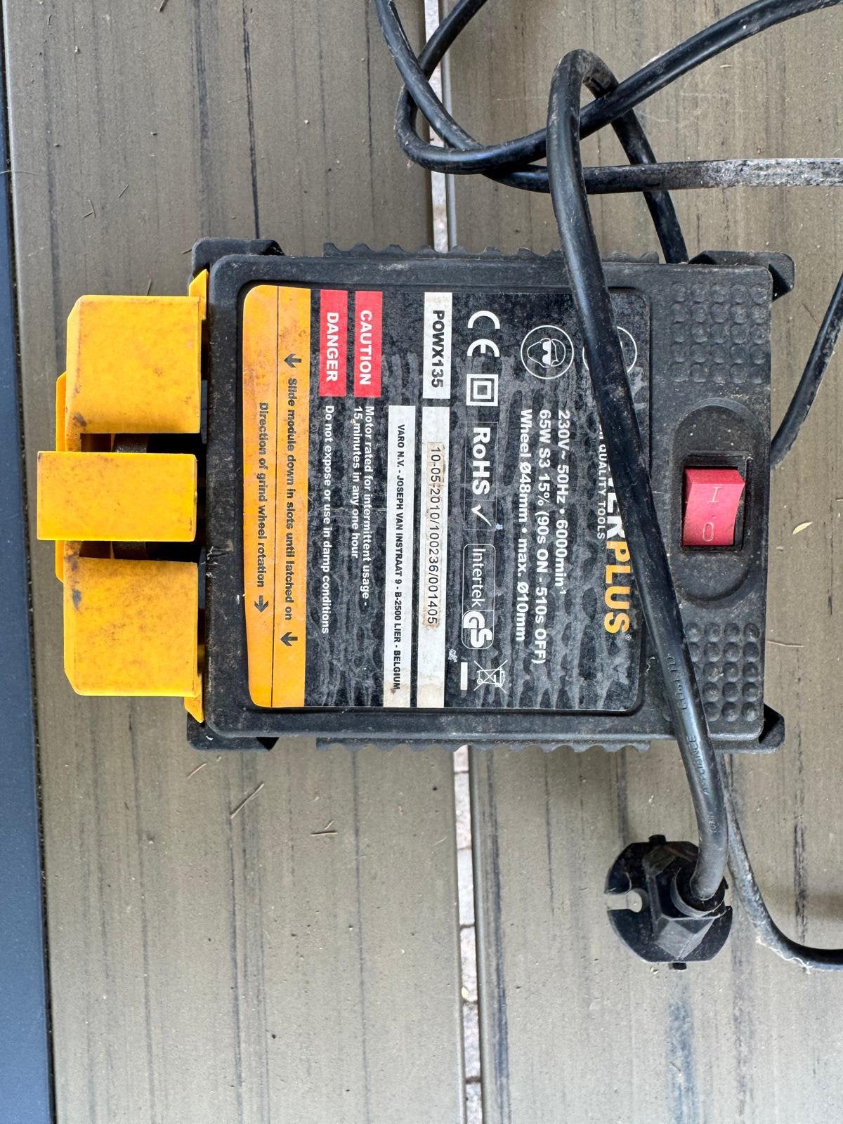 Elektrische Messen- en scharenslijper professionele, Doe-het-zelf en Verbouw, Gereedschap | Handgereedschap, Ophalen of Verzenden