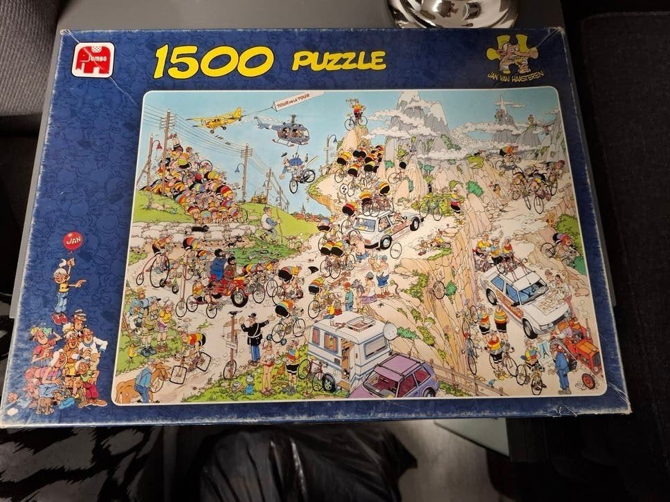 JAN VAN HAASTEREN PUZZEL 1500 STUKJES, Hobby en Vrije tijd, Denksport en Puzzels, Ophalen of Verzenden, 500 t/m 1500 stukjes, Gebruikt