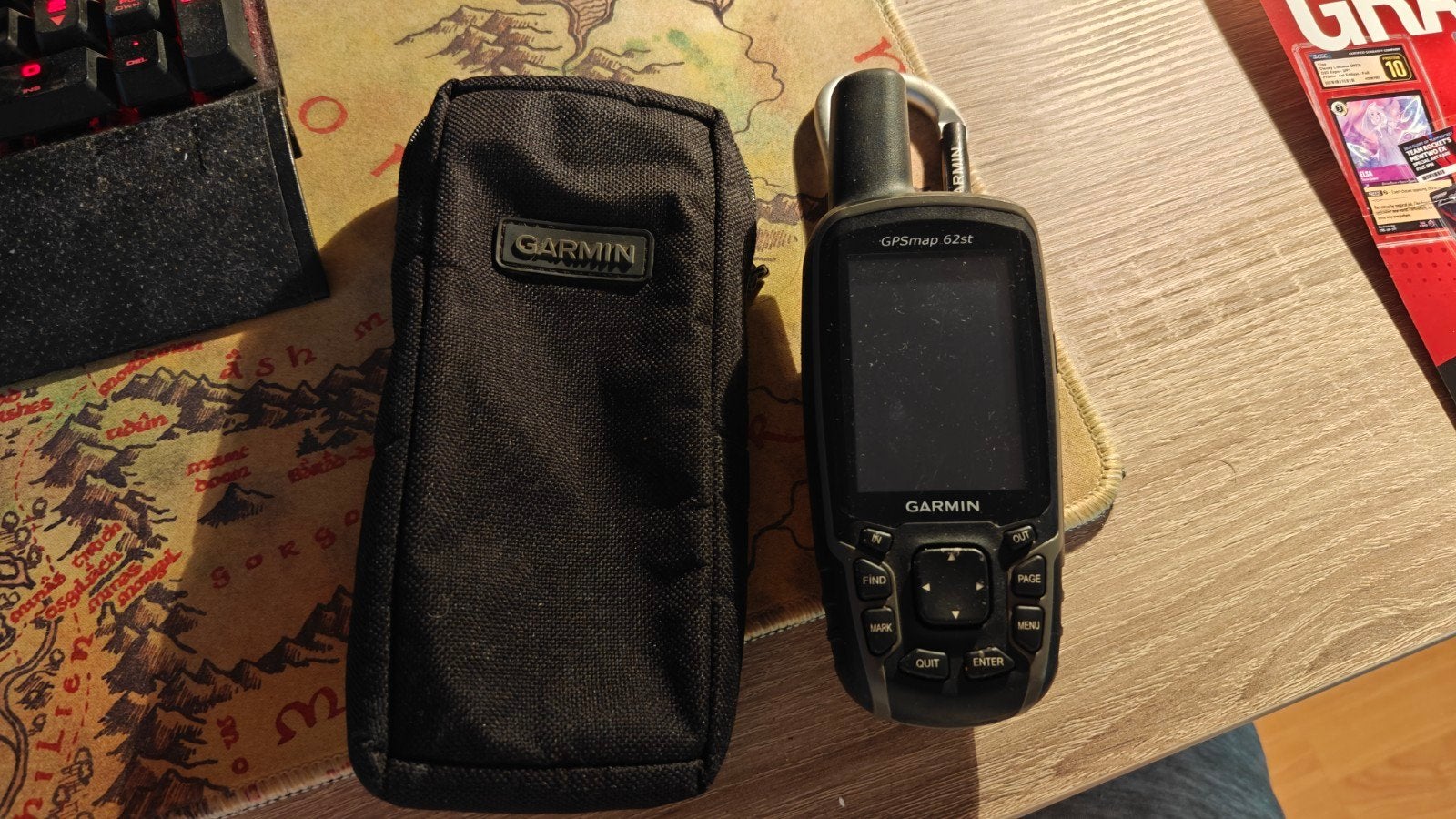 Garmin GPSMAP 62st met hoesje - Niet getest, Ophalen of Verzenden, Gebruikt