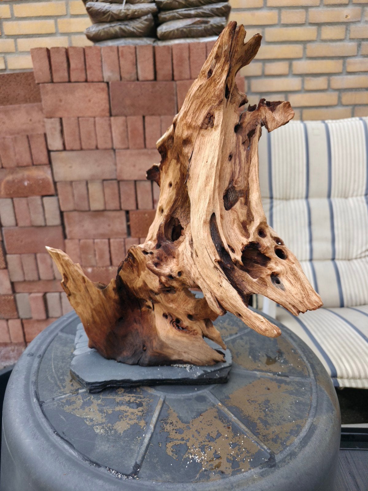 Aquarium Houten 32x27x43, Ophalen of Verzenden, Plant(en), Steen of Hout