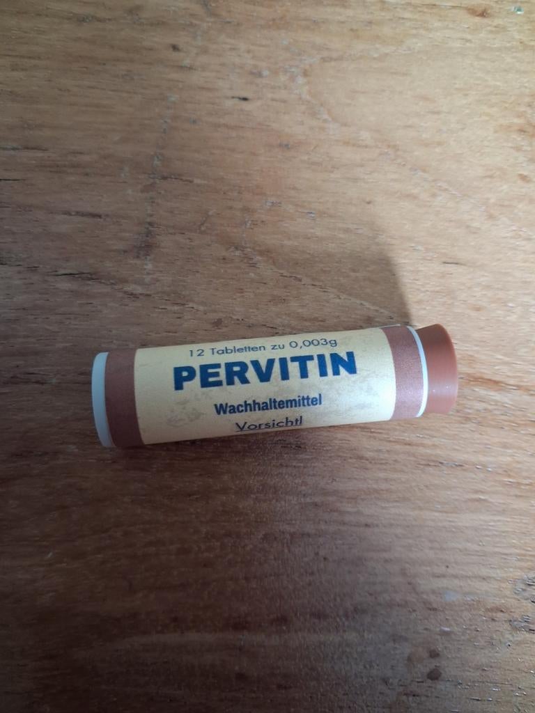 3D geprinte Pervitin WW2 replica - Wehrmacht-Packung, Verzenden, Landmacht, Duitsland, Miniatuur of Beeldje