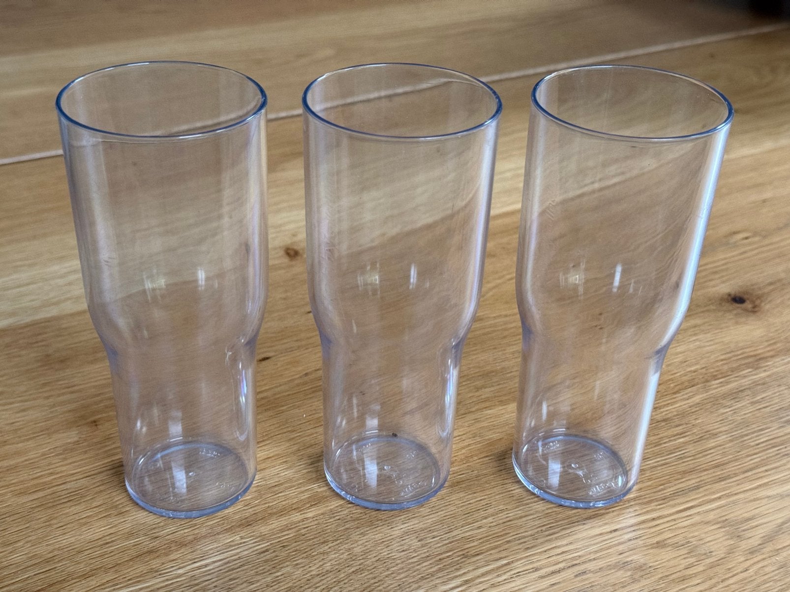HOBBY Collection kunststof bierglazen set, Ophalen of Verzenden, Zo goed als nieuw