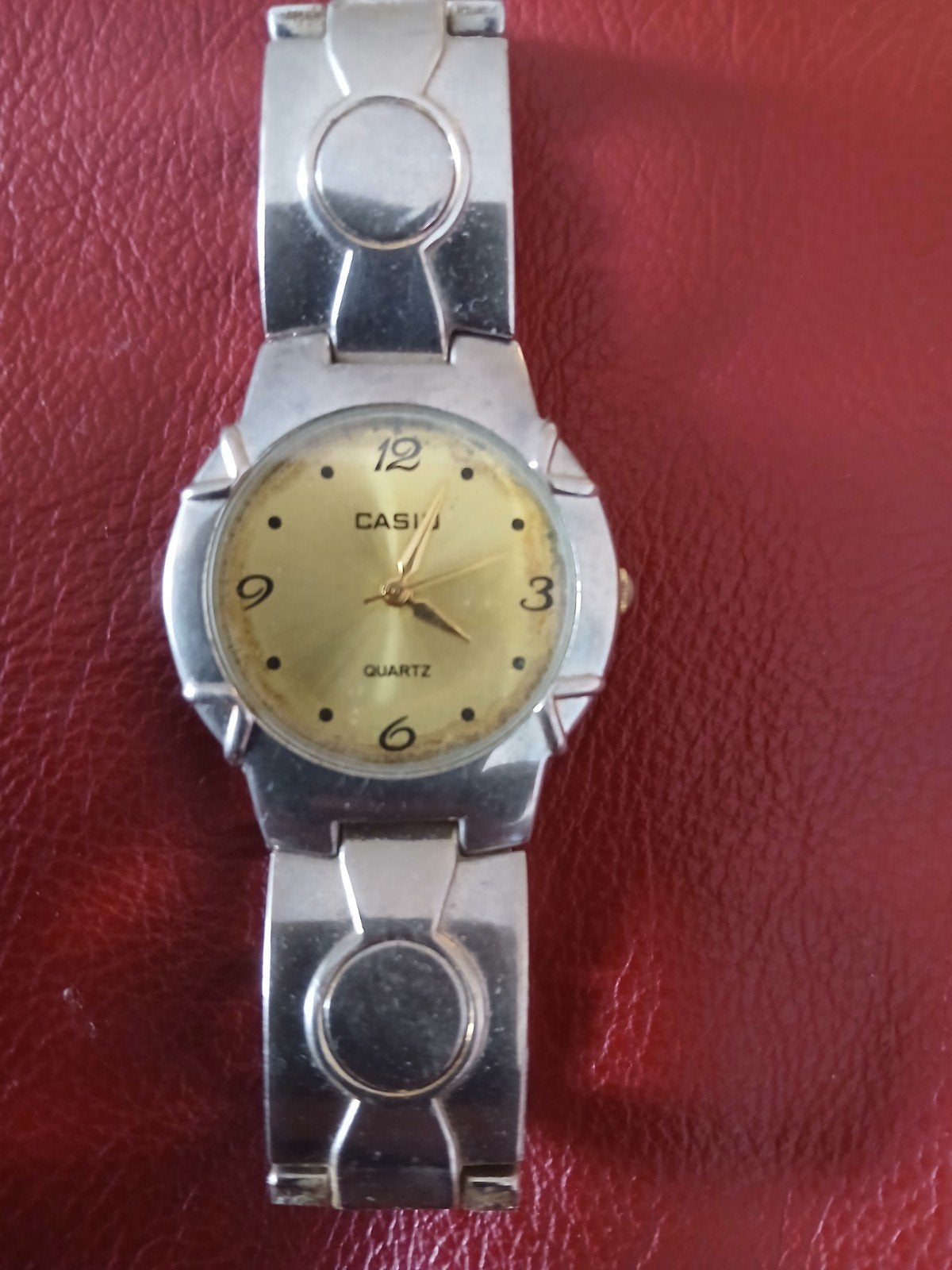 Casio Quartz Polshorloge - Zilverkleurig Staal, Overige merken, Staal, Gebruikt, Staal