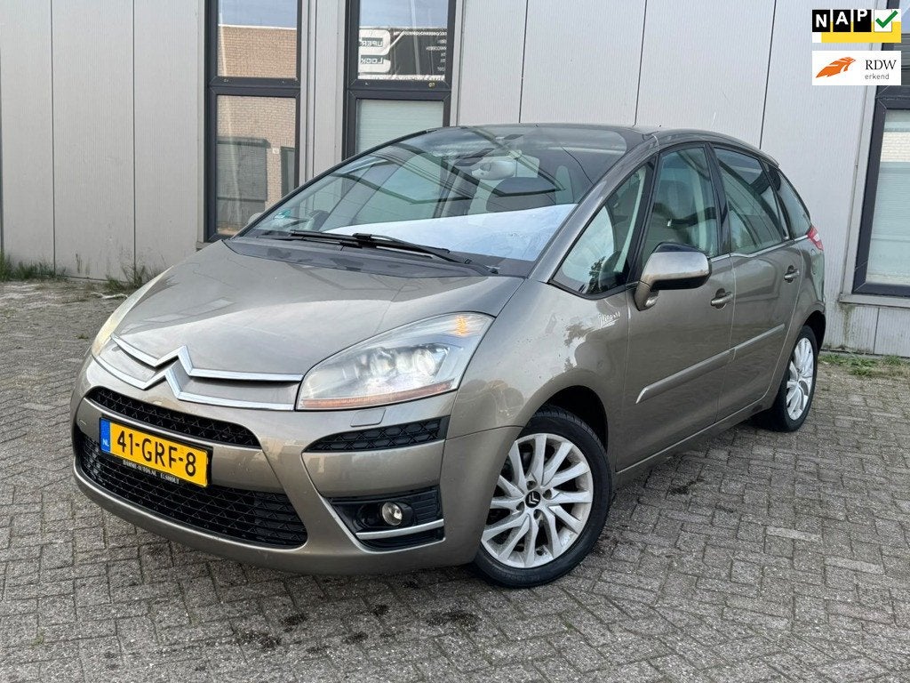 Citroen C4 Picasso 2.0-16V Exclusive AUT XENON APK VERLOPEN, 1486 kg, Xenon verlichting, Gebruikt, 4 cilinders