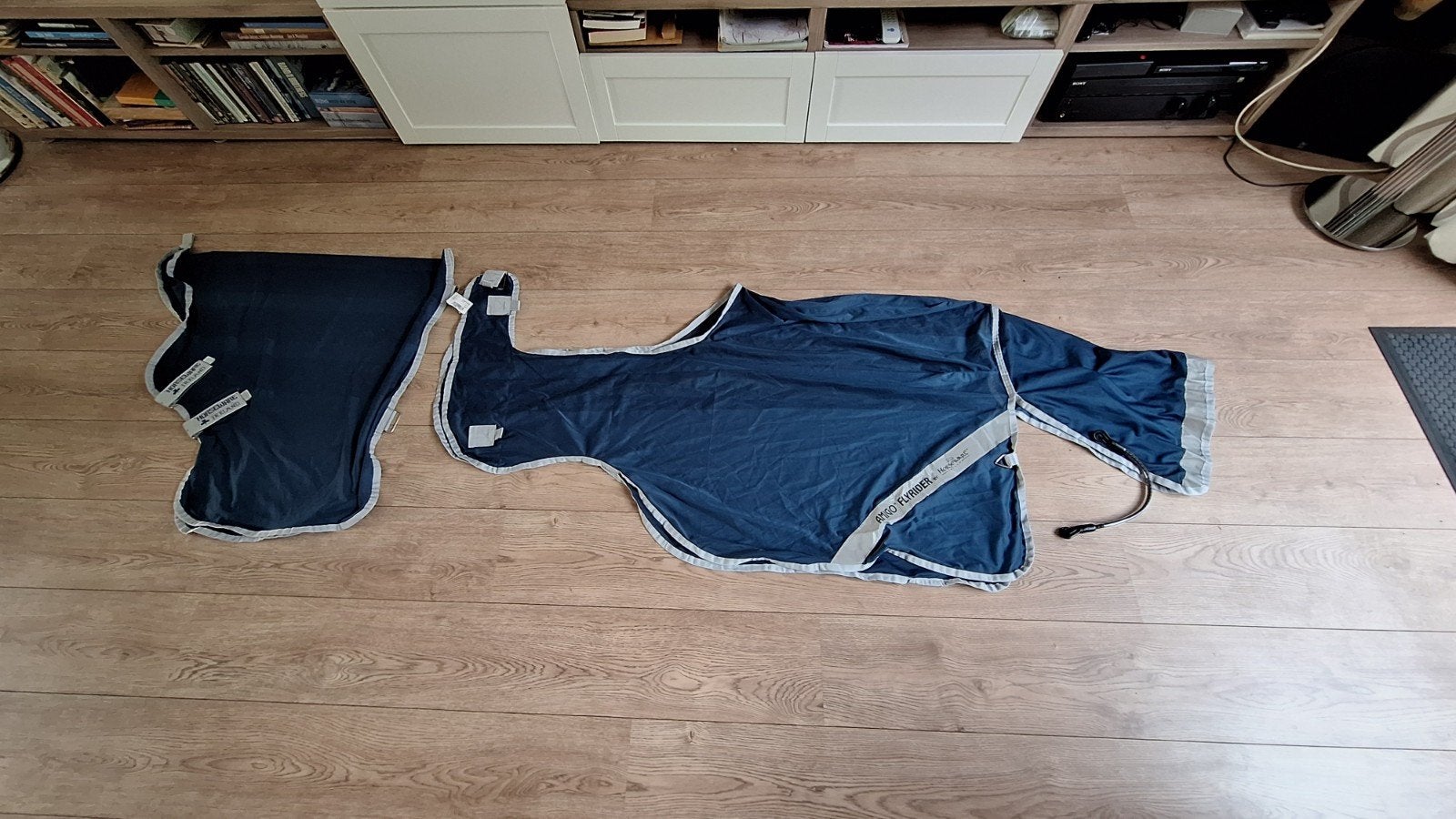 Splinternieuwe vliegen uitrijdeken mt 165/175, Dieren en Toebehoren, Vliegendeken, Afneembare hals, Ophalen of Verzenden, Pony (P)
