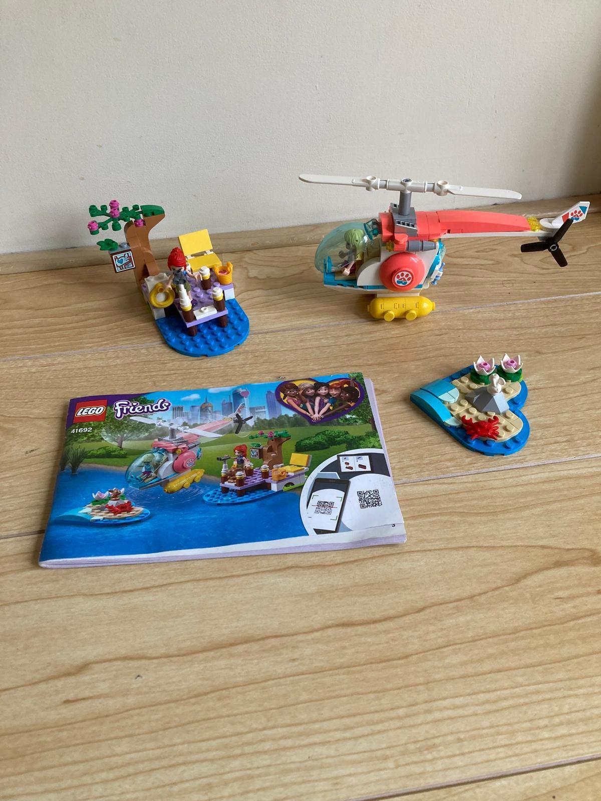 Lego friends 41692 dierenkliniek reddingshelikopter, Gebruikt, Lego, Friends, Ophalen of Verzenden