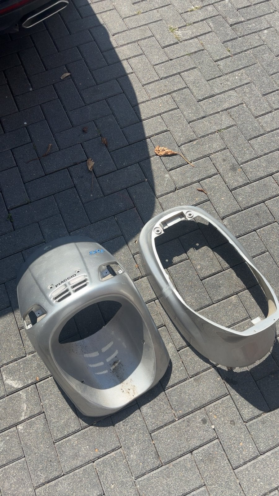 Type 3 kappenset, Fietsen en Brommers, Brommeronderdelen | Scooters, Ophalen, Gebruikt, Kap, Piaggio