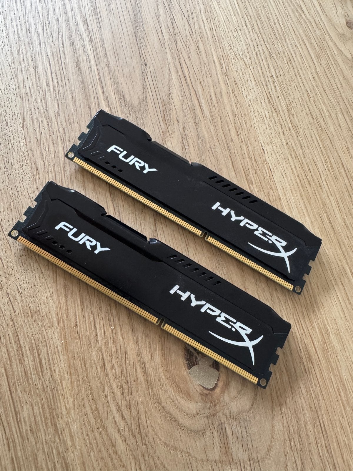 HyperX Fury 8GB DDR3 RAM Geheugen - PC3-12800 - 2x 4GB, Computers en Software, DDR4, Ophalen of Verzenden, Zo goed als nieuw, Desktop